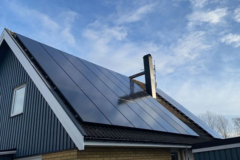 Solpanel villa